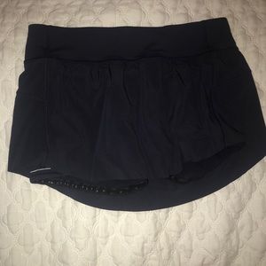 lululemon athletica navy blue athletic skirt